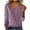 Purple, variant on Besolor Sweaters for Women Fall V Neck Long Sleeve Casual Comfy Solid Color Basic Pullover Knitted Tops