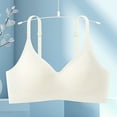 thumbnail image 2 of Brasier Mujer Tela de Mantequilla Ropa Interior sin Costuras Transpirable Absorbente de Sudor Espalda Push up Push up Sujetador de Gel de Gelatina Caído Mediana, 2 of 3