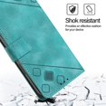 thumbnail image 3 of Wallet Case for Motorola Edge 50 with Card Slots & Stand, Shockproof Scratch-Resistant Cover Green, 3 of 5