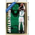 thumbnail image 3 of NBA Boston Celtics - Jaylen Brown 21 Wall Poster, 22.375" x 34", Framed, 3 of 3