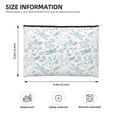 thumbnail image 3 of Hirioo Dragonfly for Paper Reusable Cosmetic Bag Zipper Encouragement Travel Pouch Toiletry Bag for Women Girls, 3 of 7