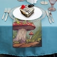 thumbnail image 4 of WYYP Frog Mushroom Plant Dinner Napkin for Dining Table Kitchen Daily Party Housewarming Farmhouse Decor Gift 2 PCS, 4 of 7