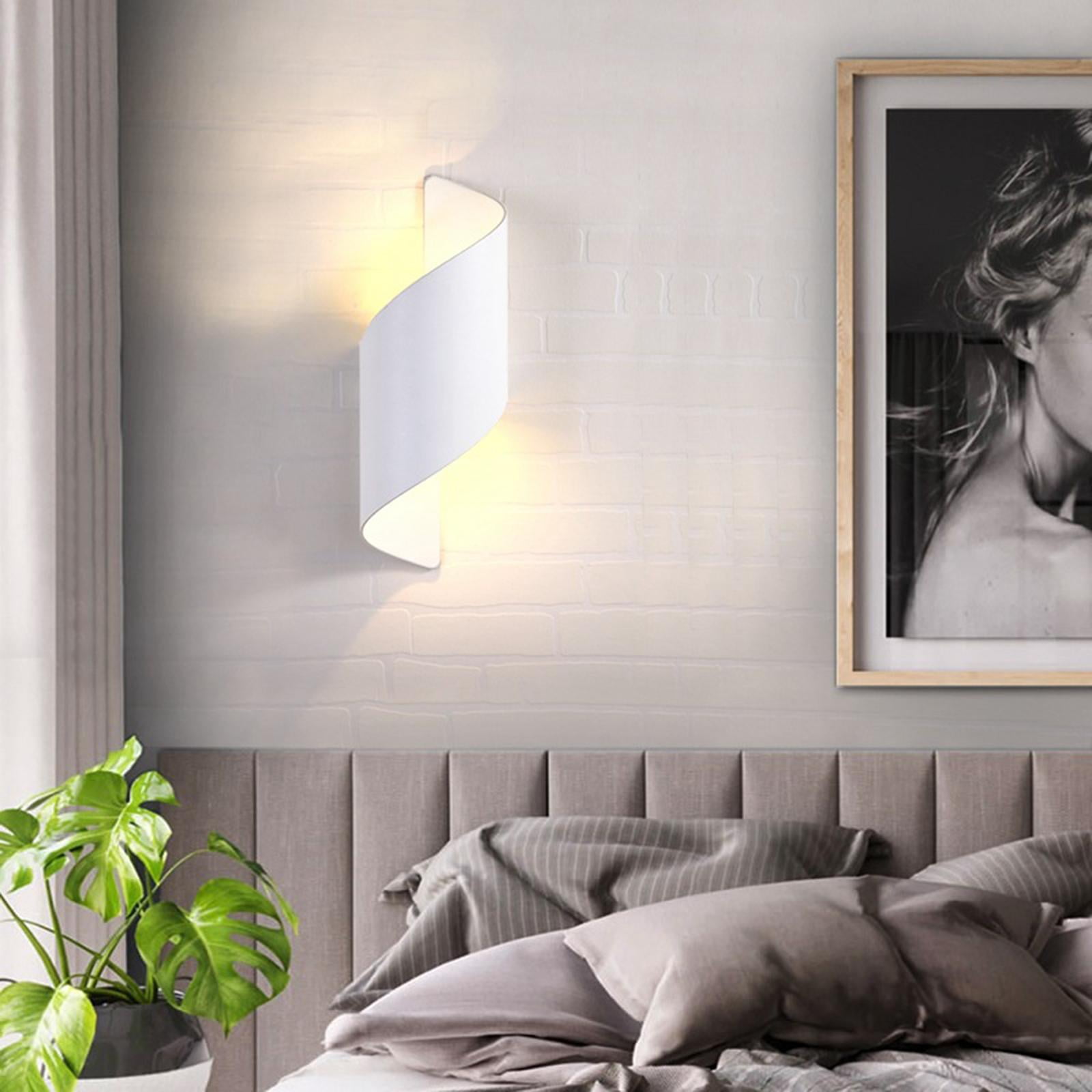 Wall Lamp LED Spiral Sconce Wall Hanging Night Lamp for Bedroom Garden Hotel Decorative Lighting