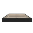 thumbnail image 4 of Nexera Full Size Platform Wood Bed Frame, Black, 4 of 7