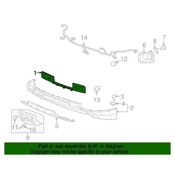 GM 23476442 Filler Asm-Frt Bpr