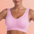 thumbnail image 4 of Conjunto de lencería Sujetador de belleza para mujer, sujetador de ejercicio de una pieza, uso diario femenino (rosa XXXL) Cgtredaw Rosa T 3EG para Mujer, 4 of 5