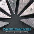 Pyramid Sinkers Fishing Weights,Fishing Sinker for Saltwater Fishing