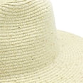 thumbnail image 6 of FUZHIQ Unisex Sequin Glitter Wide Brim Straw Fedora Hat, Breathable Woven Shiny Summer Sun Hat for Men Women Party Vacation Daily Outdoor Wear,One Size, 6 of 6
