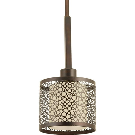 

Progress Lighting P5038 Mingle 1 Light 6 Wide Mini Pendant - Bronze