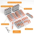 thumbnail image 3 of Conectores Eléctricos Rápidos WEIHJMXG 80 Terminales de Conexión Rápida de 1 Cable y 2 Entradas, 3 of 5