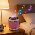 thumbnail image 2 of Msgweeeg Speaker Bluetooth Wireless Speakers with Bluetooth Wireless Outdoor Portable Mini Bluetooth Speaker Colorful Light Small Speaker Deep Basses for Kitchen, Bathroom, and Shower Listening, 2 of 7