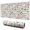 Multicolor Christmas Word, variant on Long Mouse Pads for Desk,Multicolor Christmas Tree Pattern Desk Mats on Top Of Desks, Desk Mouse Pad Extra Large with 3mm Non-Slip Base and Stitched Edge for Gaming,Office,Work,Home 31.5x11.8in