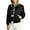 Black, variant on XBASW Women's Bomber Jacket Lightweight Casual Coat Spring Fall with Zip Pockets Outwear S-2XL