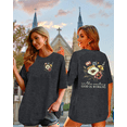 thumbnail image 5 of ALLTB Christian Shirts for Women Jesus Shirt God is Working Inspirational Bible Verse T-Shirt Religious Oversized Floral Graphic Tee, 5 of 6