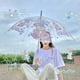 thumbnail image 1 of Paraguas infantil Hello Kitty Kulomi transparente con mango largo, totalmente automático, para niñas de escuela primaria, primer grado, Cyber Celebrous Sanrio, 1 of 5