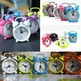 thumbnail image 2 of Creative Cute Metal Small Alarm Clock, 4Cm Diameter Electronic Alarm With Lightweight And Portable Design, Ideal For Workers Students Families Travel And Decoration, 2 of 3