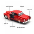 thumbnail image 3 of 5 inch Vintage Red Trucks Red Metal Car Model Truck Christmas Decoration Kids Gift Toy Red Metal Truck, 3 of 6
