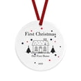 thumbnail image 2 of Teissuly First Christmas In Our New Home Bauble, Housewarming Gift, New Home Gift, First Home Christmas Decoration, 1st Xmas, Holiday Teissuly WER202312026407, 2 of 4