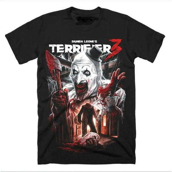 Terrifier 3 Heads Will Roll T-Shirt, Terrifier Cover Clown Shirt, Terrifier Horror Movie
