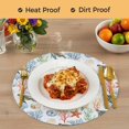 thumbnail image 4 of Summer Ocean Round 15 Inch Placemats Set of 6, Watercolor Ocean Marine Turtle Coral Starfish Blue HeatResistant Non Slip Place Mats for Dining Table, Wipeable Kitchen Table Mats for Housewarming, 4 of 9