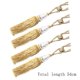 thumbnail image 3 of ¡Oferta de cortinas! Leott - 4 borlas pequeñas de cristal para cortina, accesorios para colgar cortinas individuales, cuerda de poliéster, 4 lazos, dorados, 3 of 4
