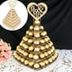 thumbnail image 2 of Marco de madera para chocolate en forma de corazón - Fácil montaje, para bodas/fiestas, expositor de chocolate/tortas, soporte decorativo, 2 of 7