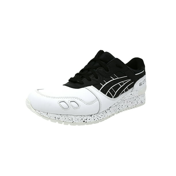 Asics Men's Gel-Lyte Iii Ankle-High Leather Running Shoe - 12M - Black /  Black 