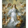thumbnail image 3 of Anthony van Dyck 15x17 Black Modern Framed Museum Art Print Titled - The Virgin as Intercessor (1628-1629), 3 of 5