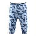 The Peanutshell Baby Pants for Boys 5Pack Blue Dinosaurs