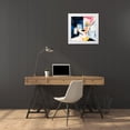 thumbnail image 3 of Barnes, Victoria 12x12 White Modern Wood Framed Museum Art Print Titled - Sorella I, 3 of 4