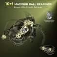 thumbnail image 3 of KastKing Spinning Reel –6.2:1 Gear Ratios, Carbon Fiber Drag 33–39.5LB, 10+1 - SharkyX-Gold-3000, 3 of 12