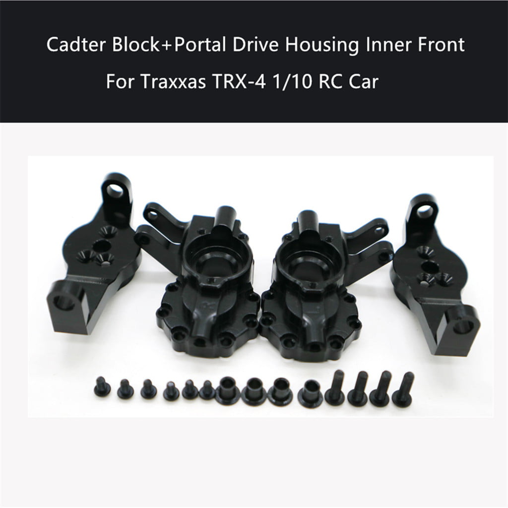RC Car C27990BLUE Alloy R Inner Portal Drive Housings for Traxxas TRX-4 Crawler 