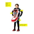 thumbnail image 4 of Rasta Imposta Hightop Sneaker Halloween Kids Costume, White & Red, Child Size 7-10, R7403-710, 4 of 4