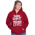 thumbnail image 4 of Same Game Higher Level Zip Up Hoodie Men's Women's Brisco Brands 3X, 4 of 6