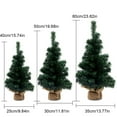 thumbnail image 4 of Small Christmas Tree, 24 Inches Artificial Christmas Tree, Mini Christmas Tree for Table top, for Christmas Decor Christmas Party Home Table Craft Decorations, 4 of 9