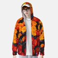 thumbnail image 2 of Easygdp Marigold Flowers In Different Colors Lightweight Long Sleeve Sun Shirt Sports long-Sleeved Sun Protective Clothing, Quick Drying Breathable-3X-Large, 2 of 7