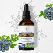 Secrets Of The Tribe Oregon Grape Tincture Dietary Supplement, Natural Herbal Extract for Digestive Support, Oregon Grape (Mahonia aquifolium) Dried Root, Alcohol-Free Extract, Drops 4 oz