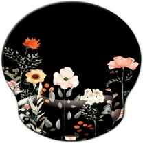 LAMIRO Mouse Pad with Wrist Support, Ergonomic Mouse Pad with Memory Foam Wrist Rest Cushion, Non-Slip Rubber Base Gaming Mice Pad for Home Office Computer Laptop