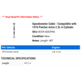 thumbnail image 2 of Speedometer Cable - Compatible with 1976 Pontiac Astre 2.3L 4-Cylinder, 2 of 2