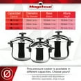 thumbnail image 2 of Magefesa Star Belly 8.4-Quart Stainless Steel Pressure Cooker, Compatible with All Stovetops, 2 of 8
