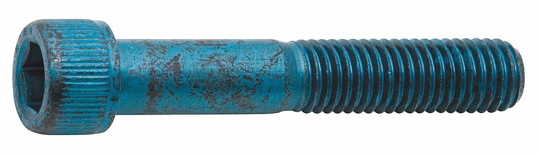 METRIC BLUE UST176277 SHCS,Alloy Steel,M12-1.75x25mm,PK10 
