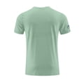 thumbnail image 5 of Leey-World Tshirt for Men Mens Casual T-Shirts Classic Short Sleeve Knit Tees Crewneck Solid Tee Shirts(Light Green,4XL), 5 of 8