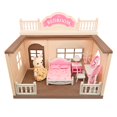 thumbnail image 1 of Casa de muñecas OLEOCA Dormitorio Familiar Acogedor tipo Cabaña con Conejito, 3+ años, 1 of 6