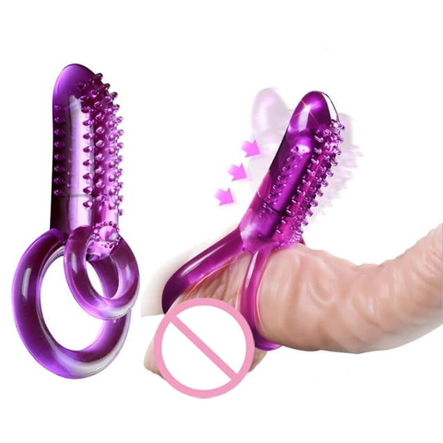 1 Uds. Anillo vibrador para pene, anillo para pene, entrenador de anillo para pene, juguete sexual, anillo vibratorio para hombres, juguete sexual oso de fresa Electrónica
