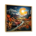 thumbnail image 2 of Designart "Vintage Road Trips The Pickup Truck Chronicles I" Transportation Floater Framed Wall Art Print, 2 of 7