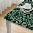 thumbnail image 4 of BANET Tablecloth, St Patrick Day Washable Dust-Proof Polyester Table Cover for Kitchen Dinning Tabletop Decoration White, 4 of 7