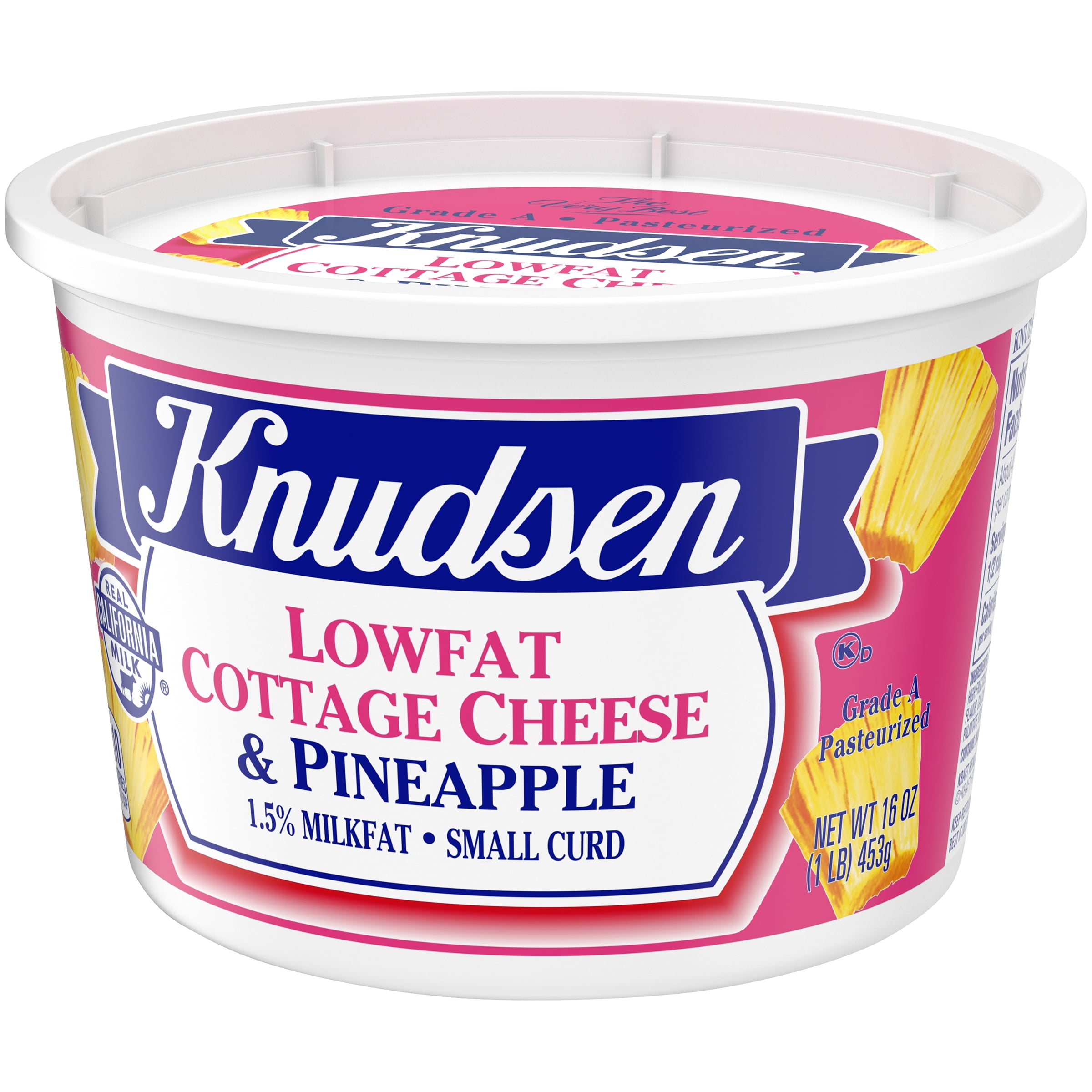 Knudsen Small Curd Low Fat 1 5 Milkfat Cottage Cheese And