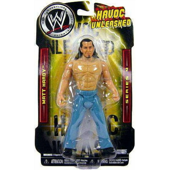 WWE Wrestling Havoc Unleashed Series 4 Matt Hardy Action Figure