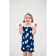 thumbnail image 6 of Carter's Child of Mine Baby and Toddler Girl Patriotic Americana Americana Romper, Sizes 12M-5T, 6 of 7