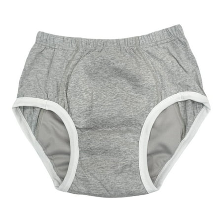 Stgfyxgs s Diaper Cover Incontinence Leakproof Pants Soft s Incontinence Underwear for Long Time Driving Overnight Emergency Gray L